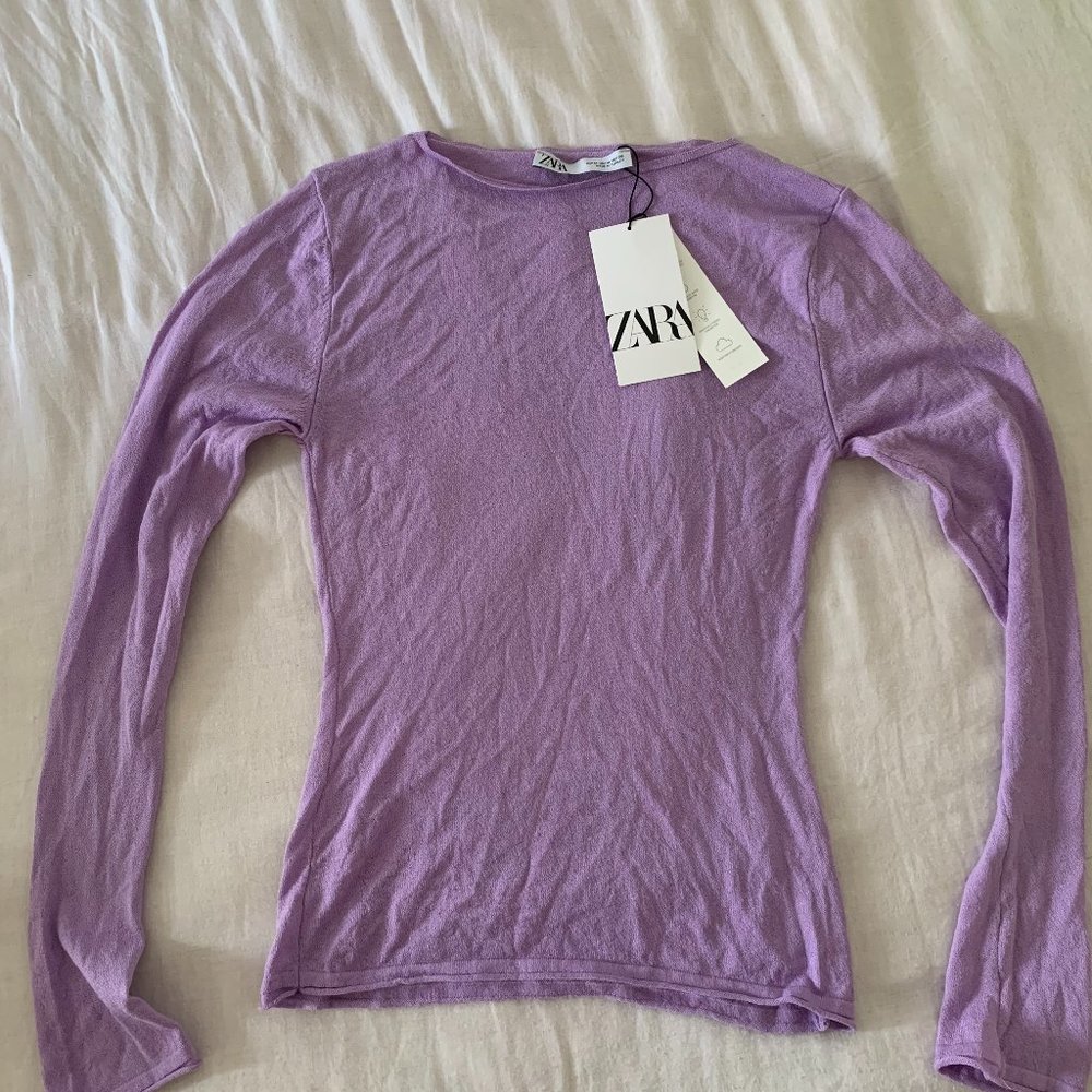 Brand New Zara Sheer Top